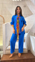 Sloane Set - Comfort Fit Shirt and Matching Pants - Brown Loft