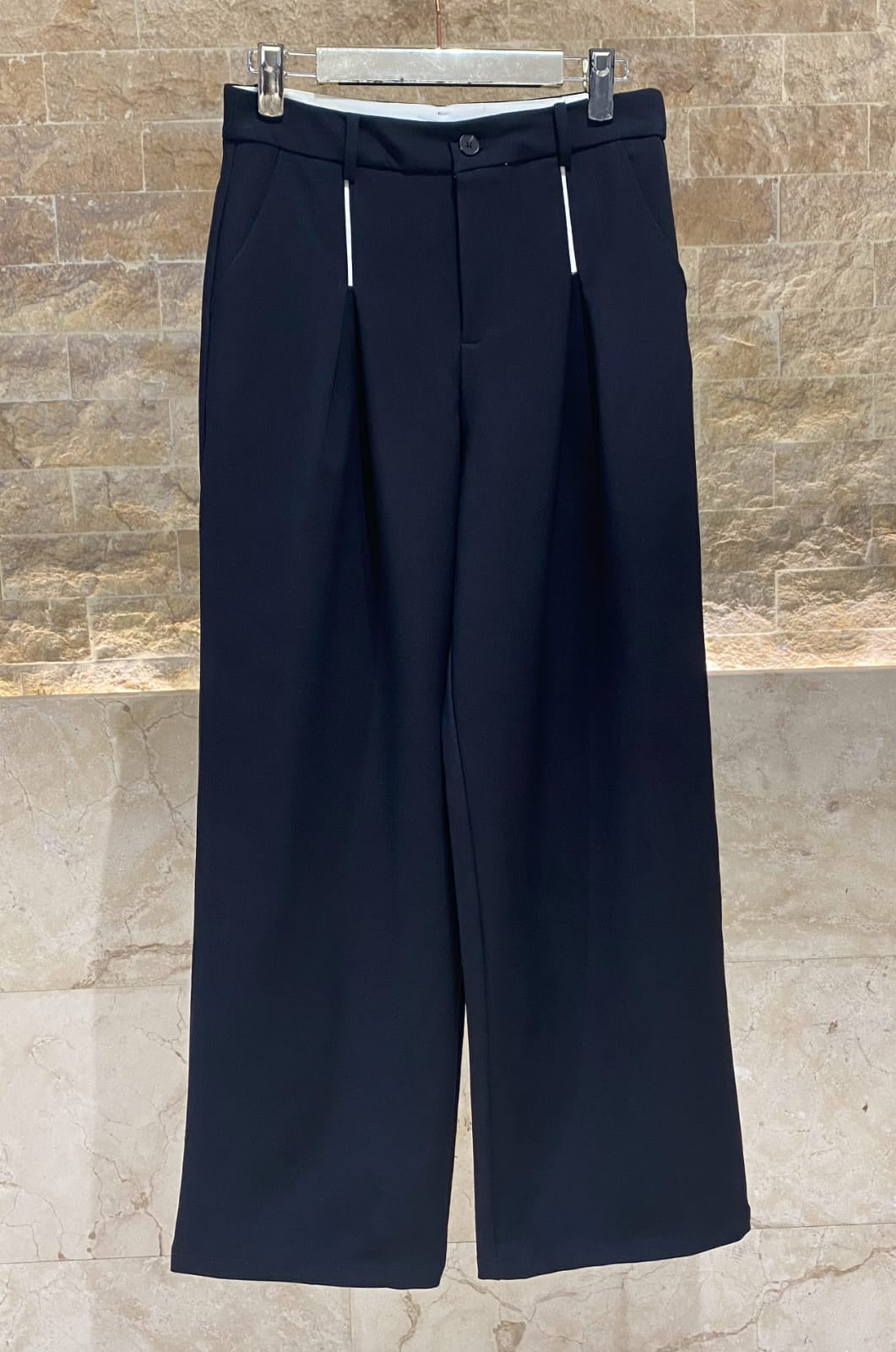 MJ267535 Tailored Crepe Pants - Brown Loft