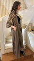Satin B-Materia Kaftan - Brown Loft