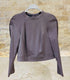 54-2124 Cropped Top - Brown Loft