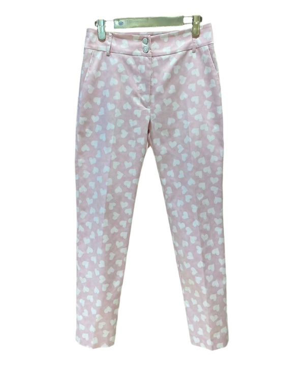 43-5161 (Heart Print Pants) السراويل طباعة القلب