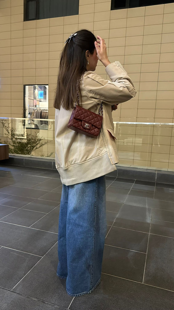 35427 Double Breasted Hybrid Jacket سترة هجينة مزدوجة الصدر