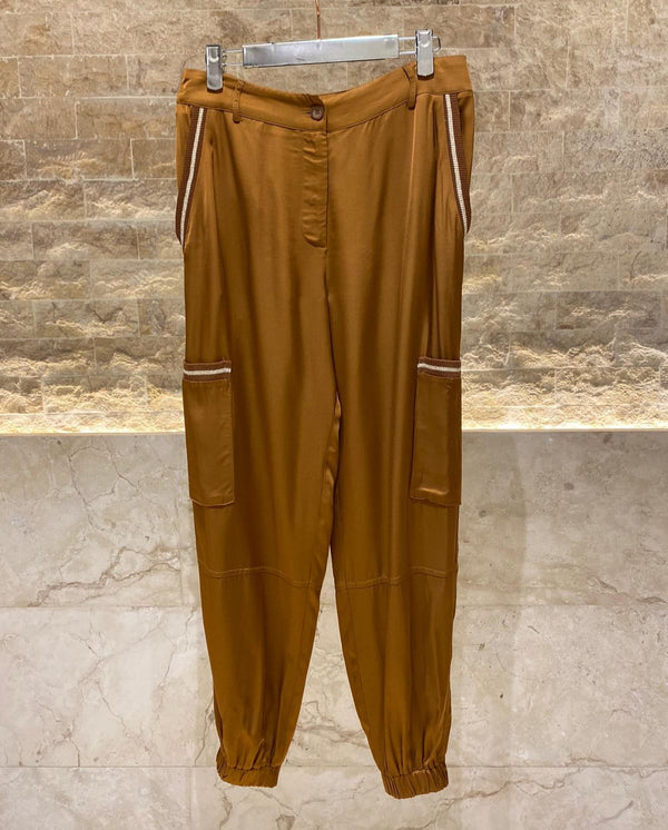 Cargo Satin Pants