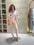 53-5150 High Waist Ankle Length Pants - Brown Loft