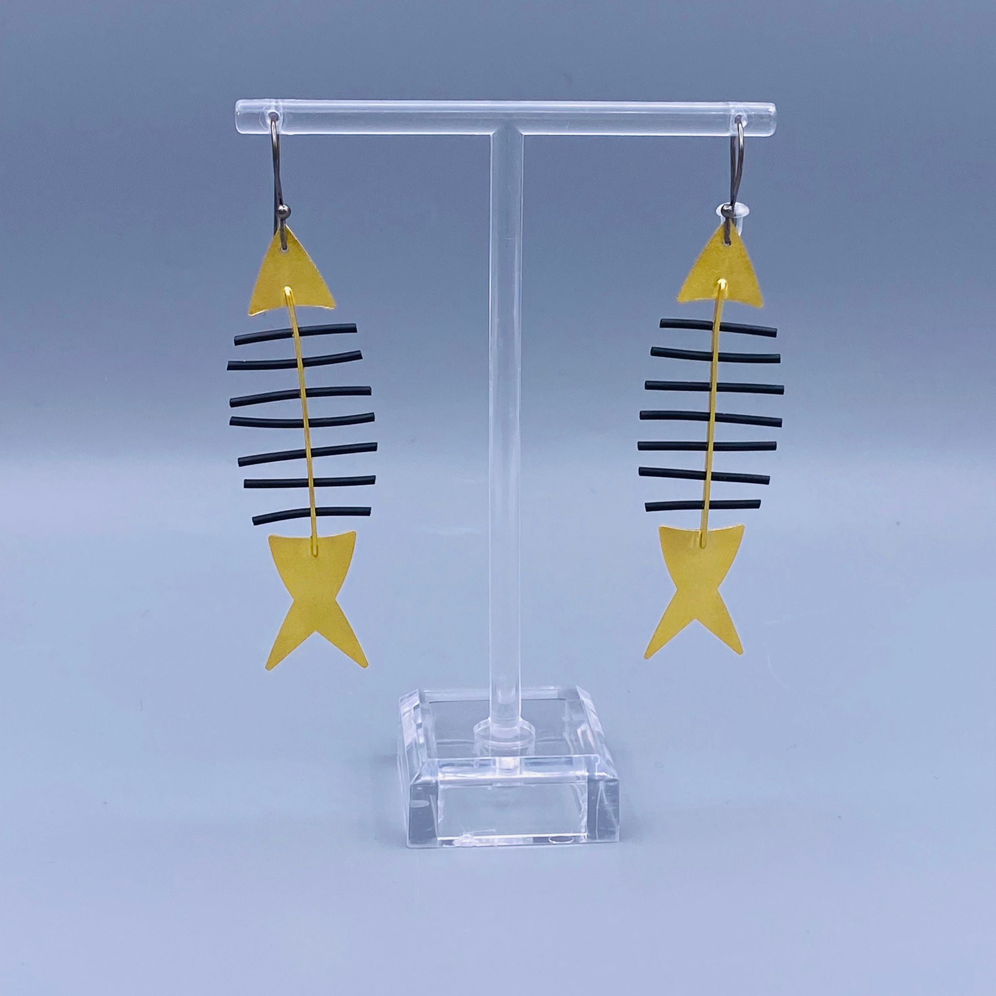 Fish Bone Earrings - 1310