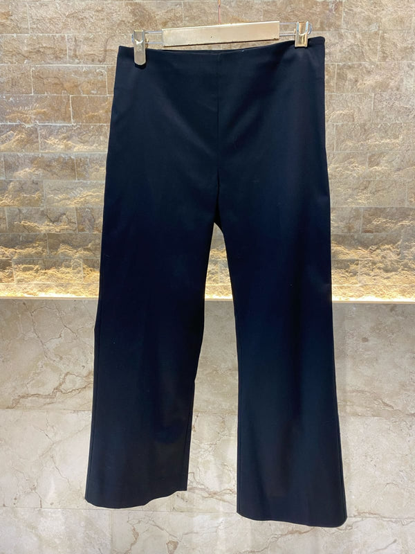 43-5127 Cropped Gabardine Wide Leg Pants بنطال جبردين قصير بأرجل واسعة