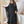 Black Crochet Embroidered Cotton Kaftan