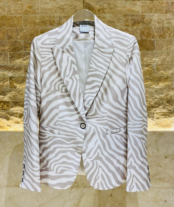 Zebra Print Jacket - 43-1076