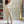 Buttoned Zippered High Waist Perforated Metallic Pants - 53-5128