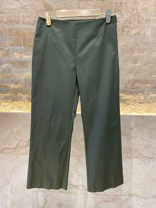 43-5127 Cropped Gabardine Wide Leg Pants بنطال جبردين قصير بأرجل واسعة