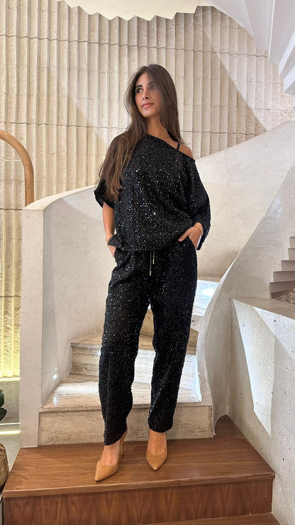 53-5116 Sequins Pants - Brown Loft