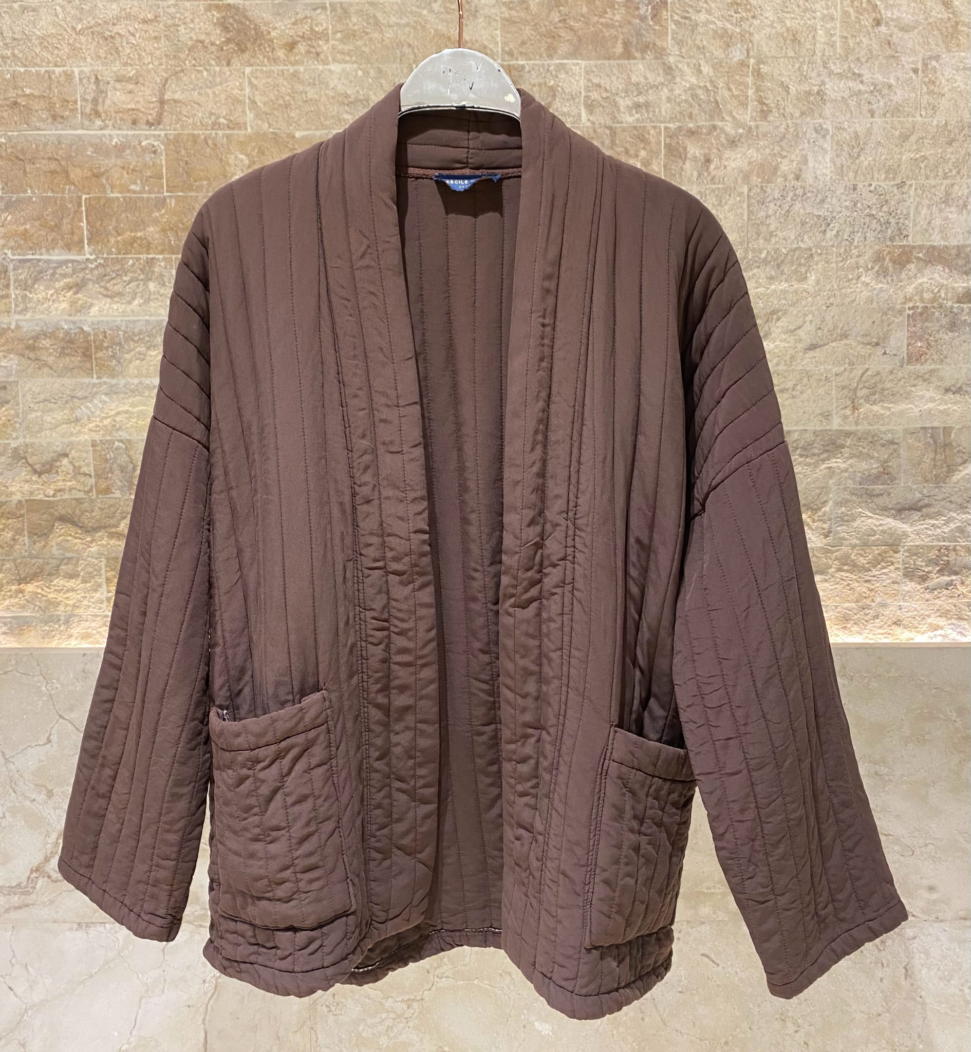 KD7280-6 Quilted Jacket - Brown Loft