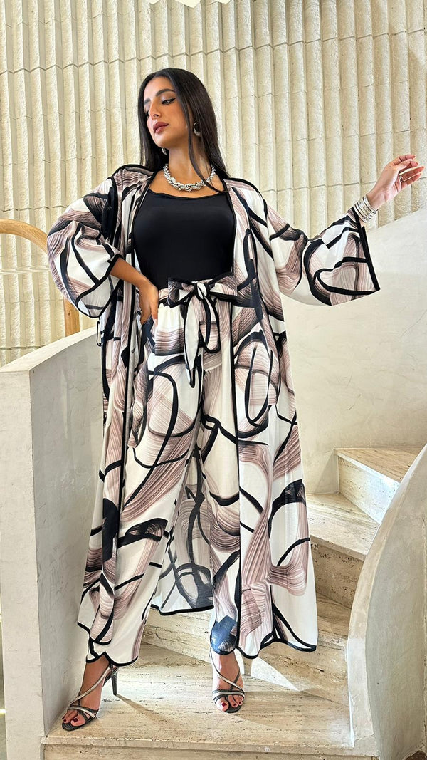 43-5029 (Patterned Printed Pants) السراويل المطبوعة منقوشة