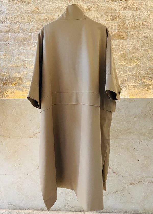 V26019 Oversized Cape Coat معطف الرأس المتضخم