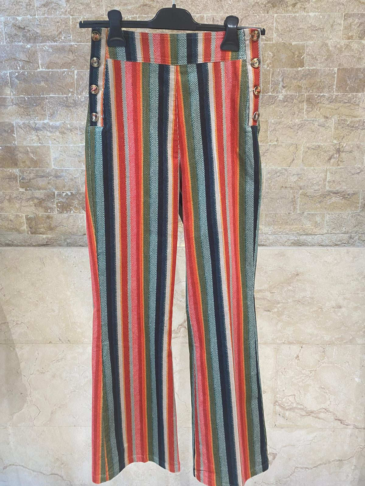 Herringbone Micro-Corduroy Trousers 33855