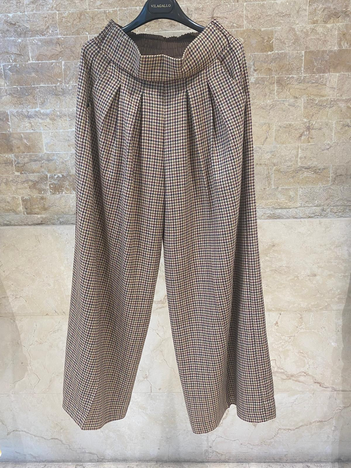 Blue And Green Plaid Trousers 33899
