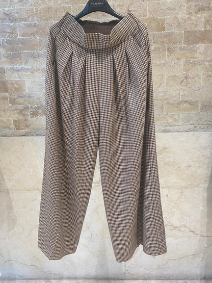 Blue And Green Plaid Trousers 33899