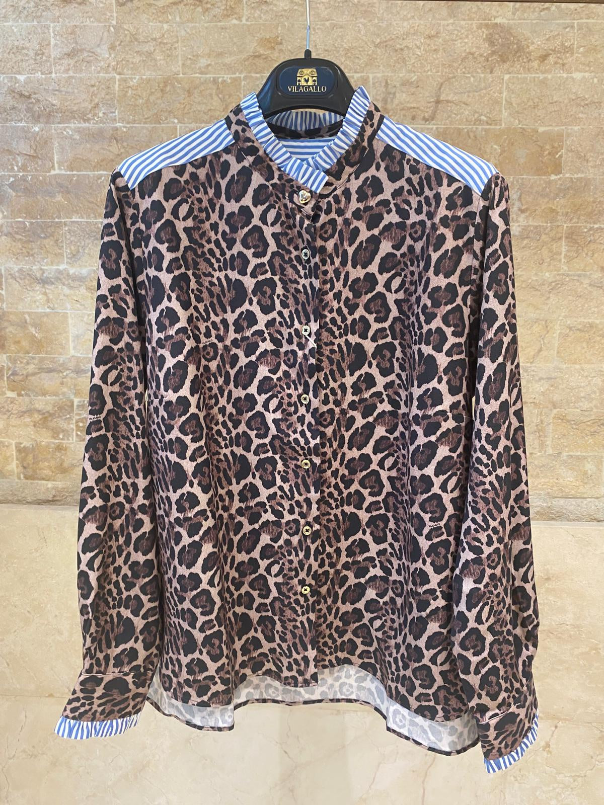 Animal Print Shirt And Pant Set 34035-34047