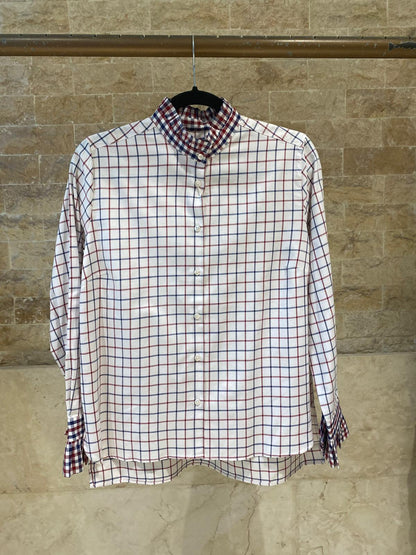 Maxi Bow Plaid Shirt 33984