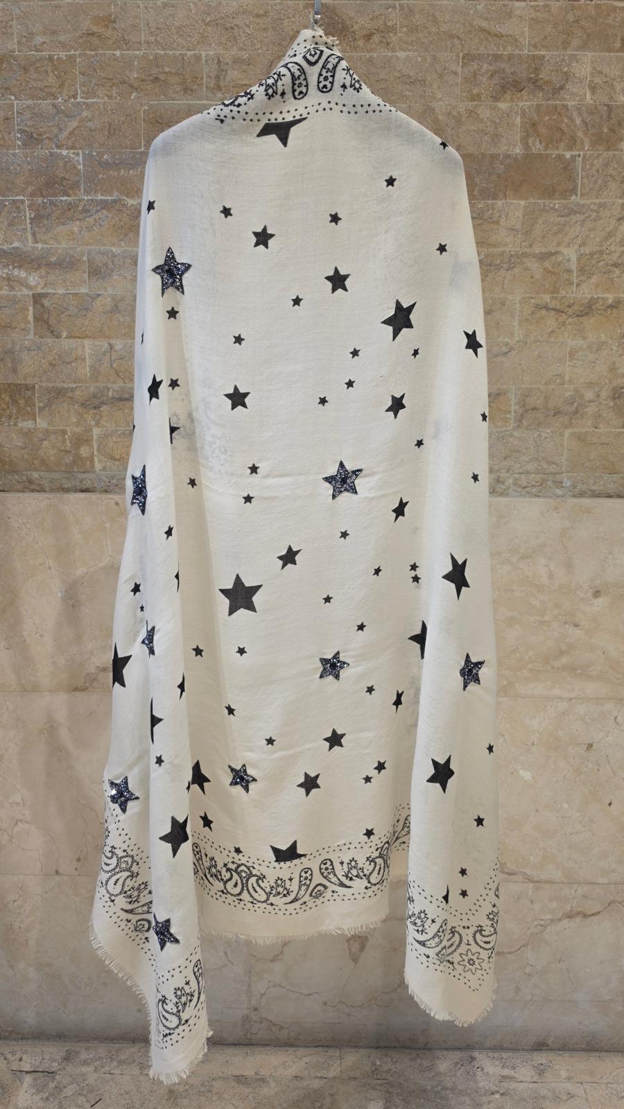 C211036 Square Star Bandana Scarf