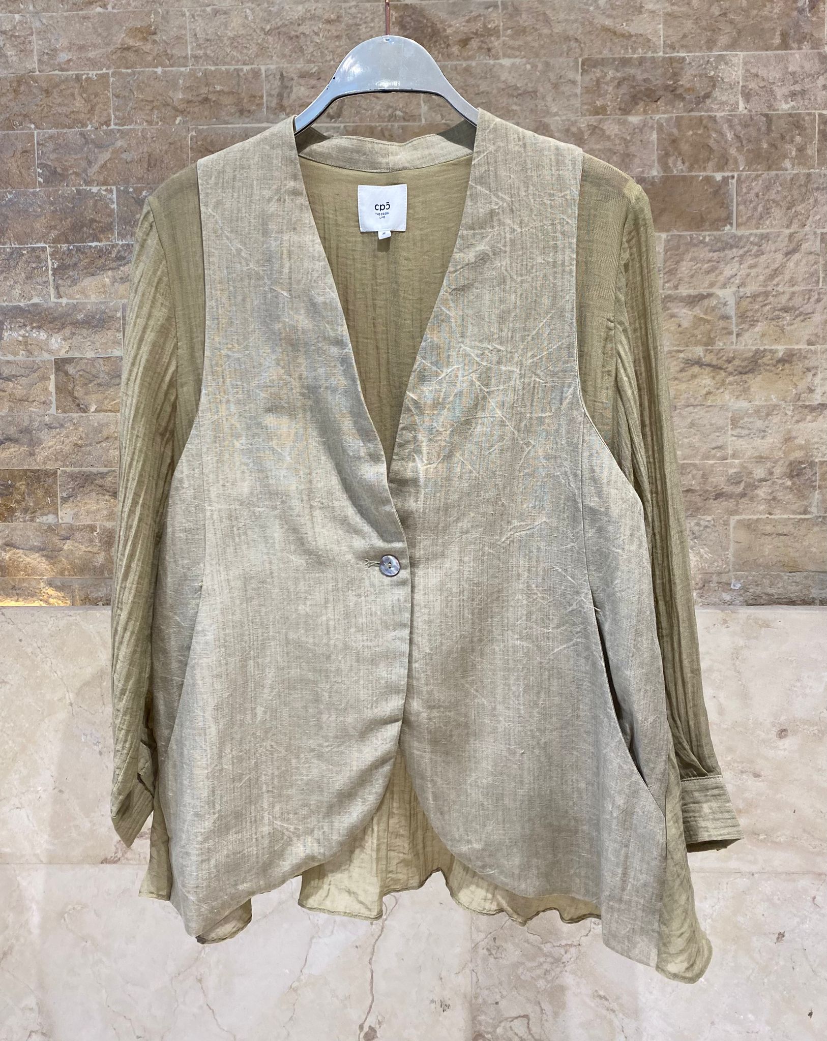 26S-5089/8090 Waistcoat Jacket and Pants - Brown Loft