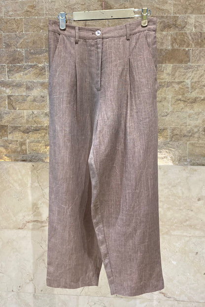 26S-5089/8090 Waistcoat Jacket and Pants - Brown Loft