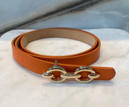 Skinny Leather Belt BK0103