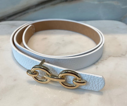 Skinny Leather Belt BK0103