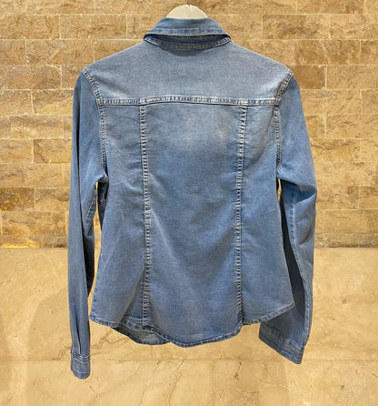 Classic Light Wash Denim Shirt SD9186