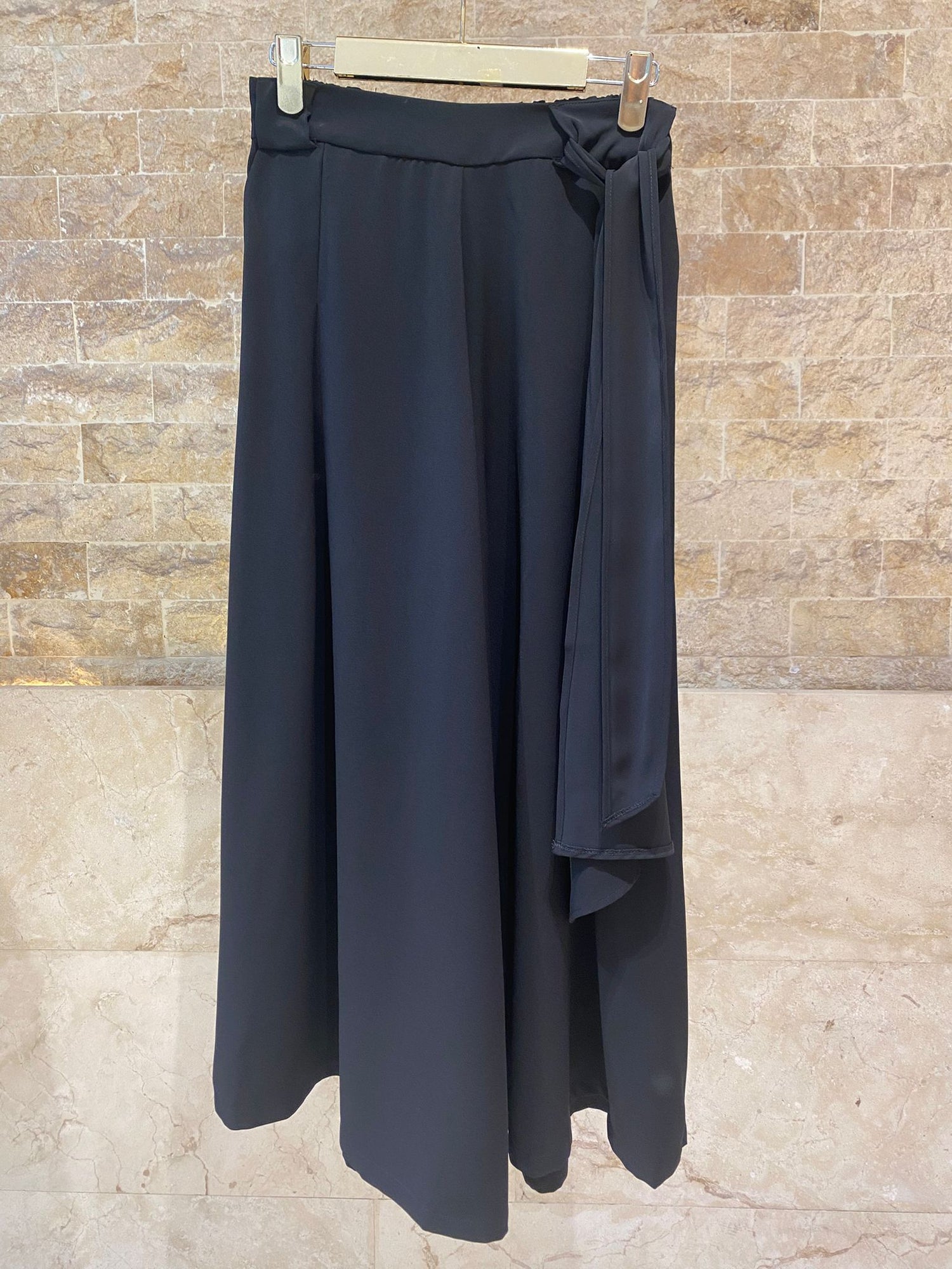 26SS-BZ3170 Wide Leg Culotte Pants - Brown Loft
