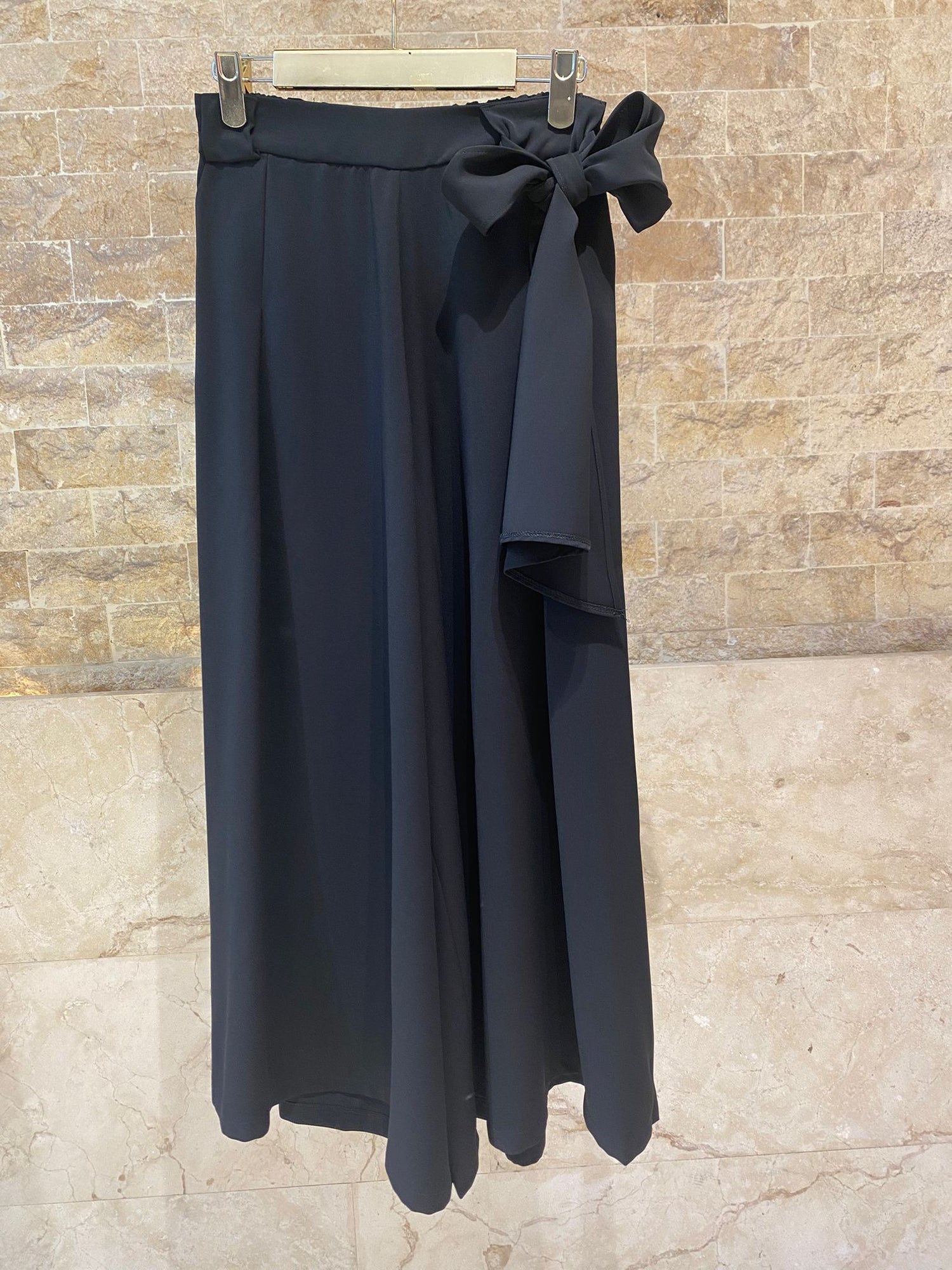 26SS-BZ3170 Wide Leg Culotte Pants - Brown Loft