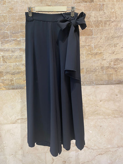 26SS-BZ3170 Wide Leg Culotte Pants - Brown Loft