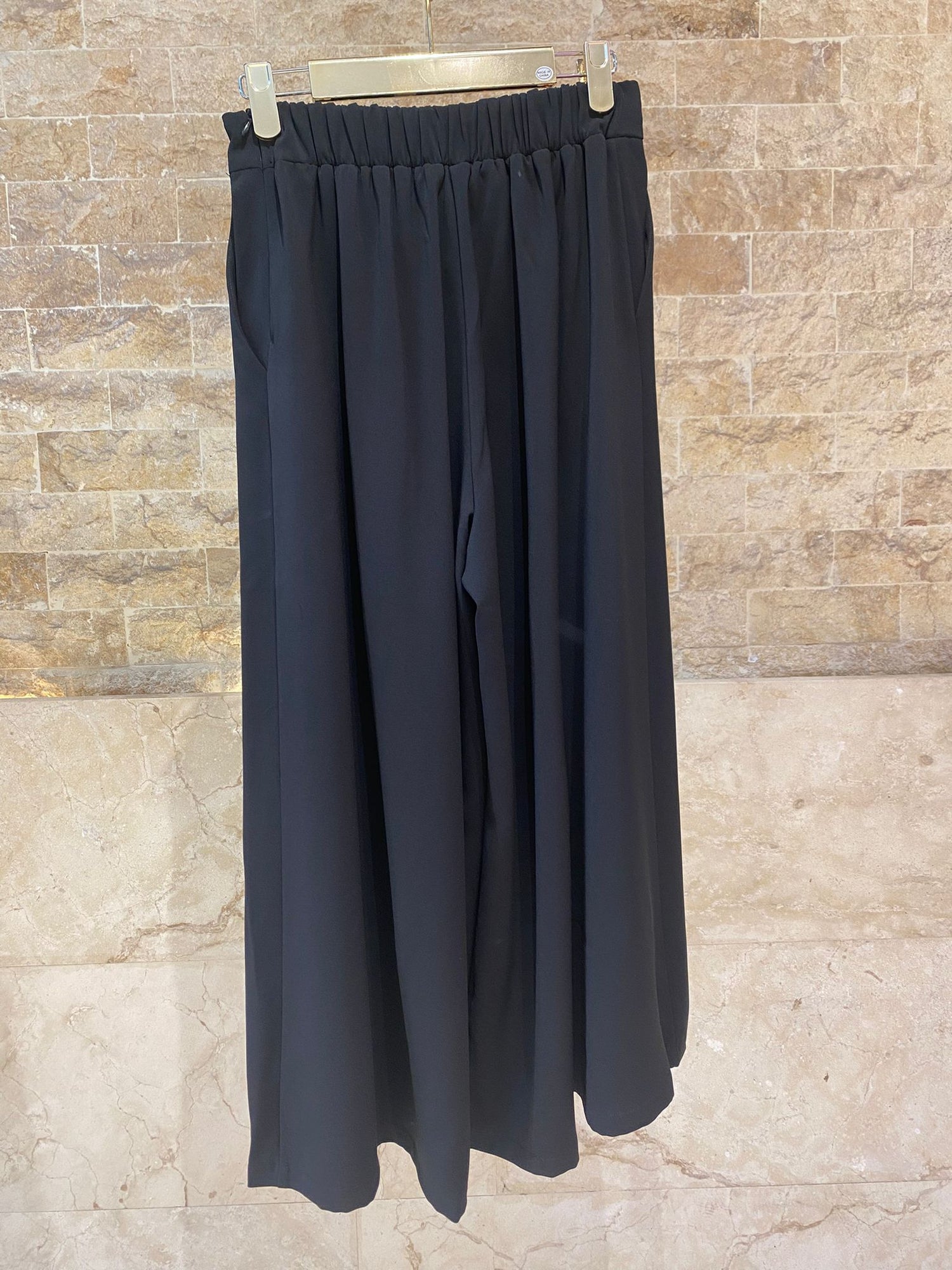 26SS-BZ3170 Wide Leg Culotte Pants - Brown Loft