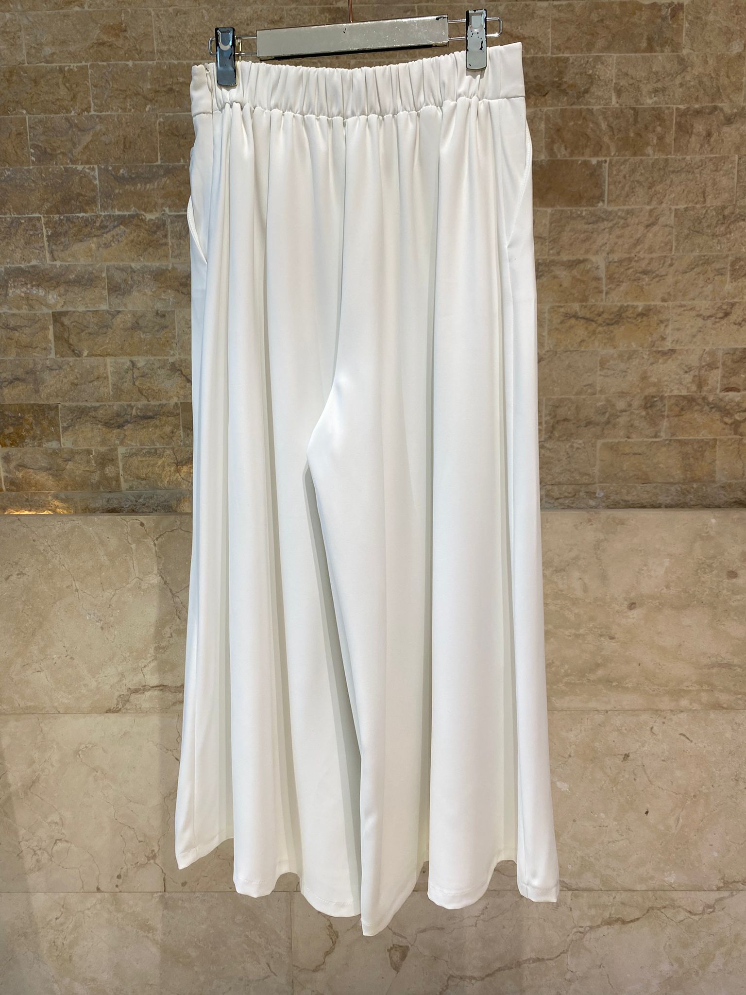 26SS-BZ3170 Wide Leg Culotte Pants - Brown Loft