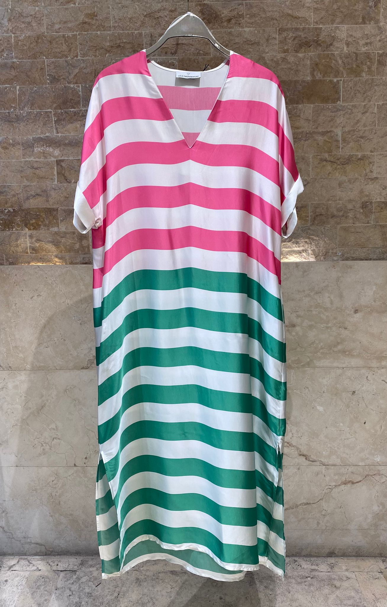 Stripe Long Dress LS2616013