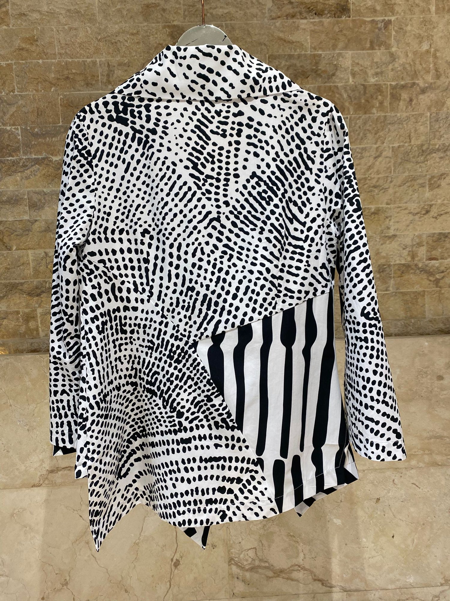 26SS-BZ337 Printed Shirt - Brown Loft