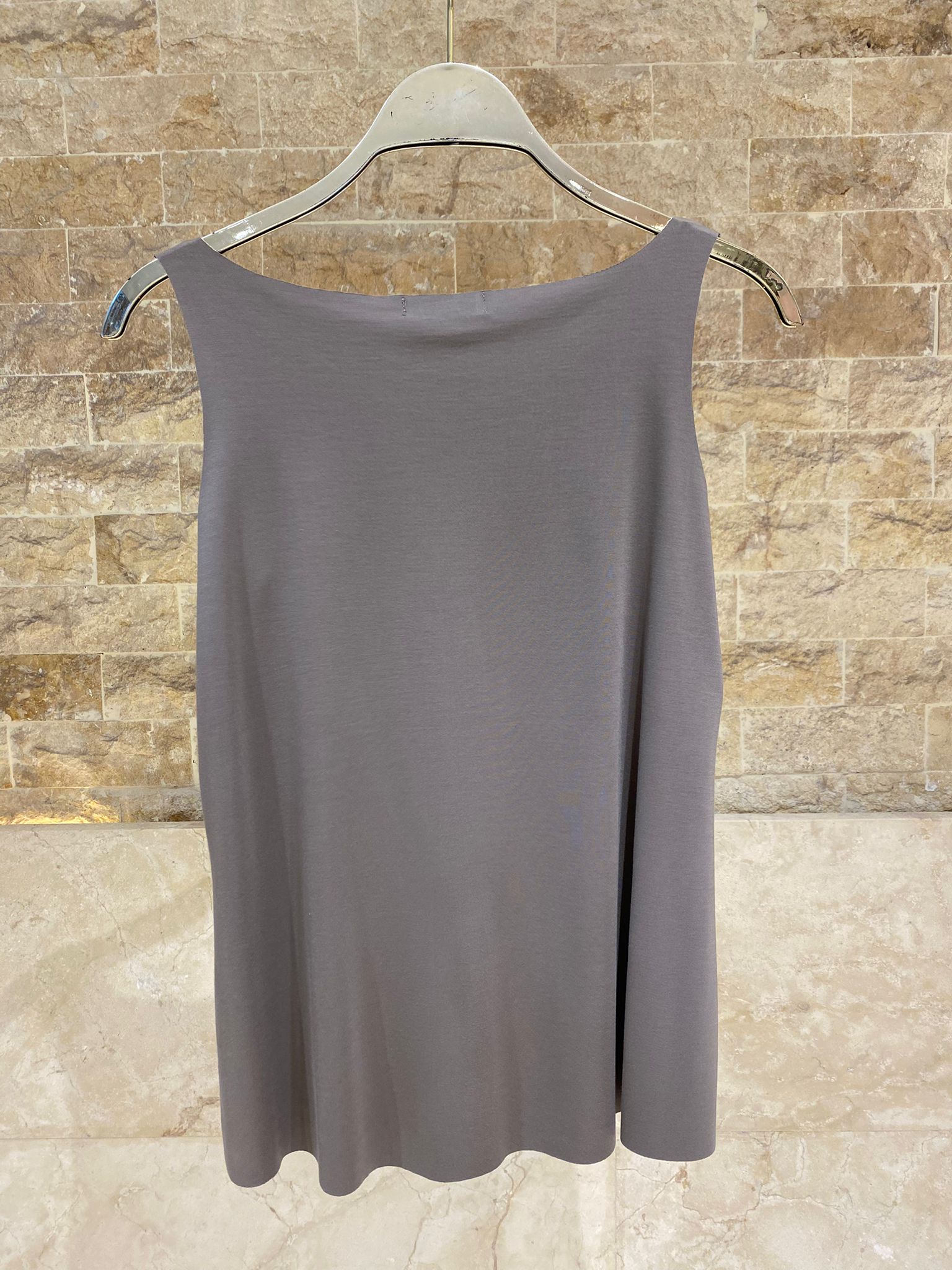 26SS-BZ892 Sleeveless Tank Top - Brown Loft