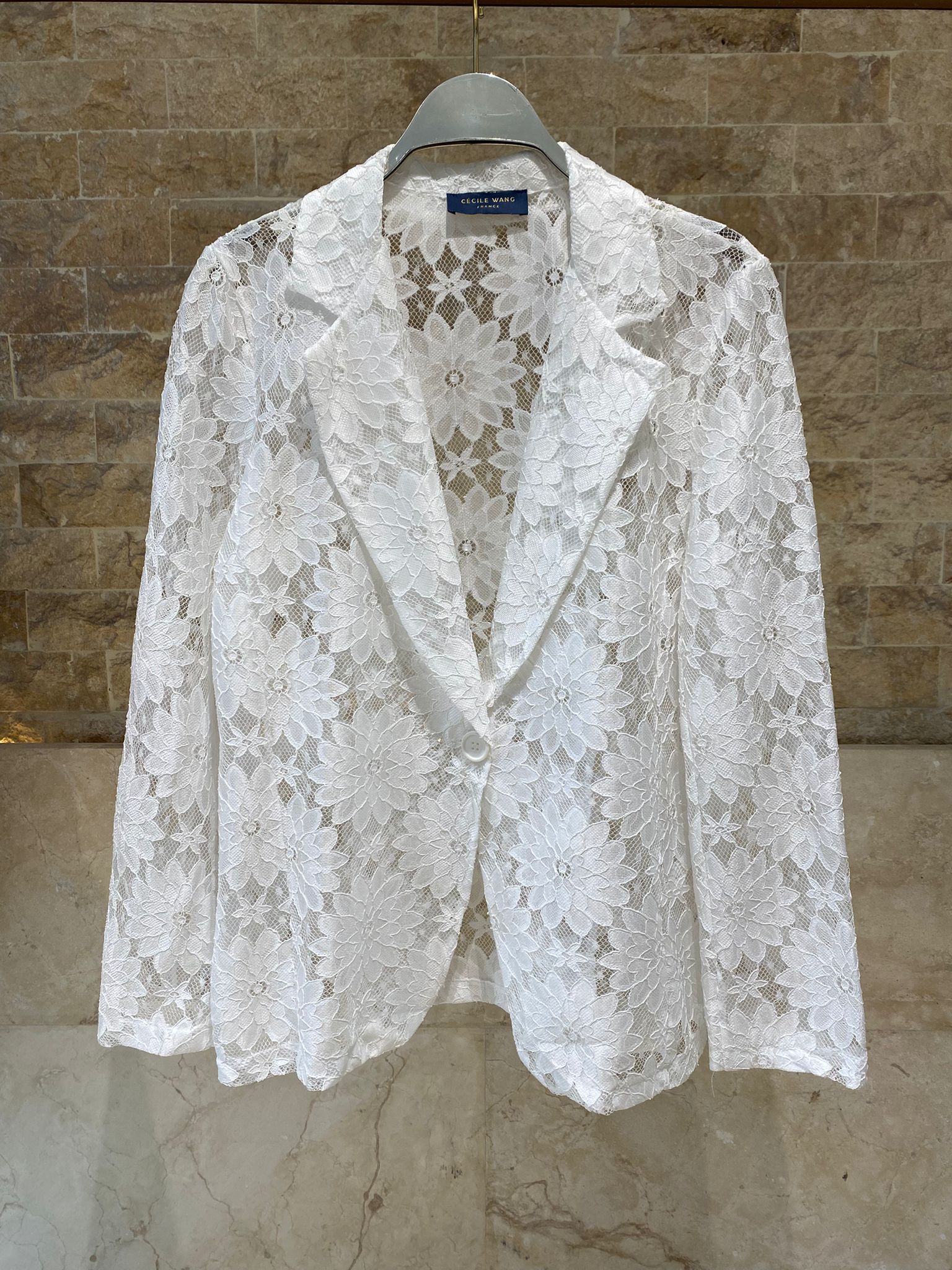 Floral Lace Jacket and Skirt TDM16626/526 - Brown Loft