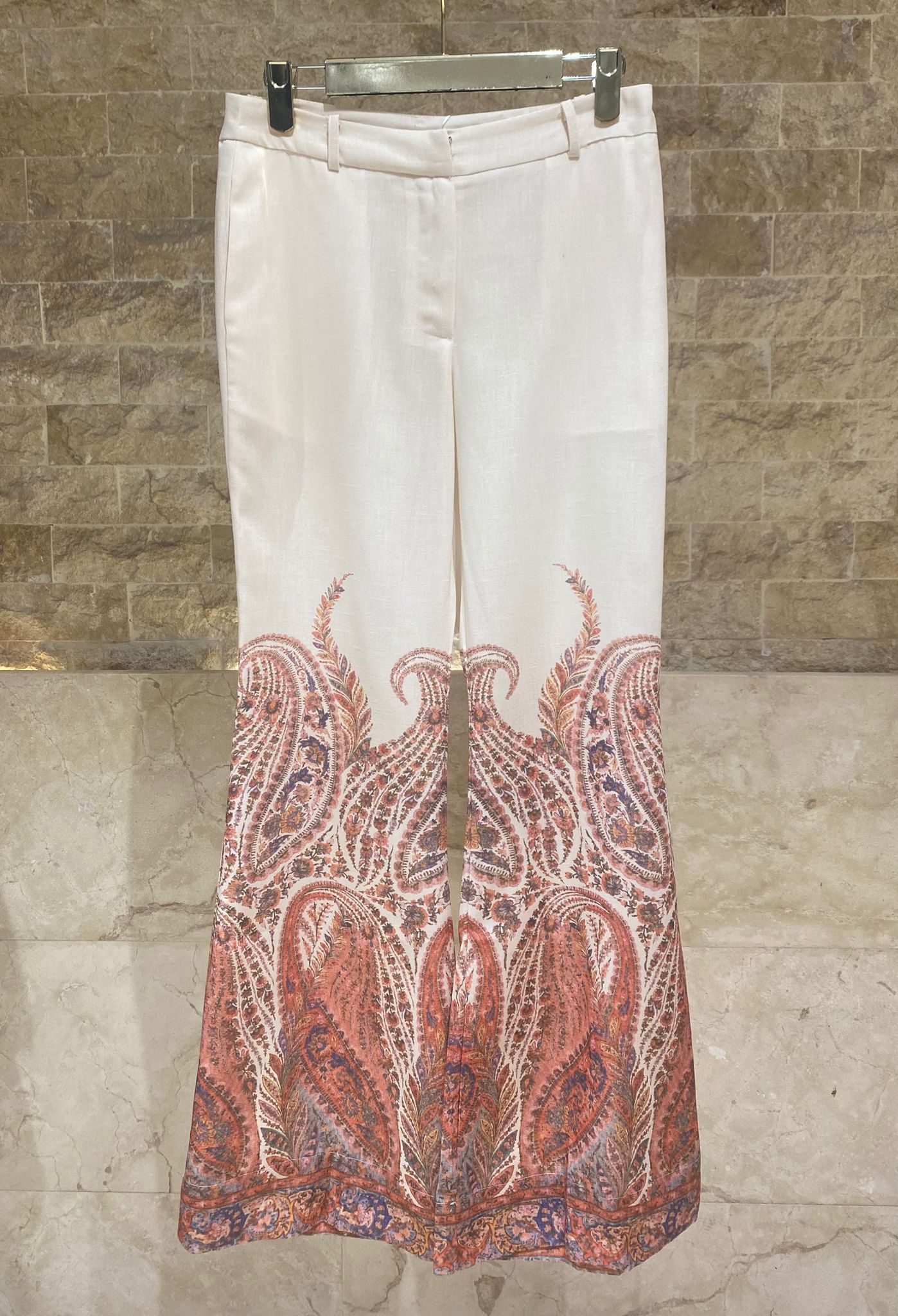 Meline/Mawa Paisley Print Oversized Top and Pants - Brown Loft