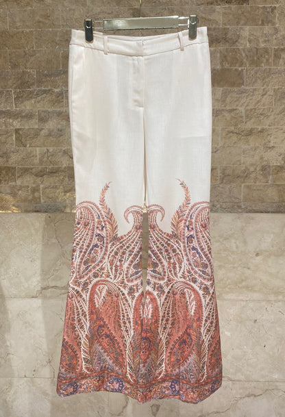 Meline/Mawa Paisley Print Oversized Top and Pants - Brown Loft