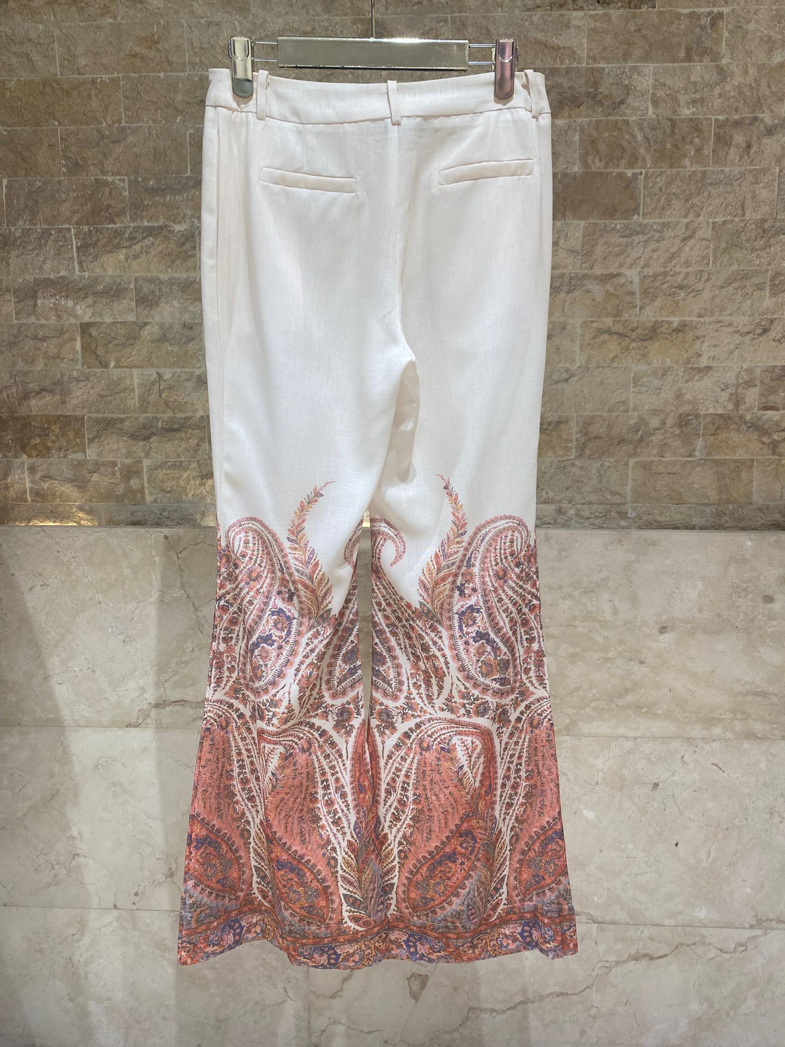 Meline/Mawa Paisley Print Oversized Top and Pants - Brown Loft