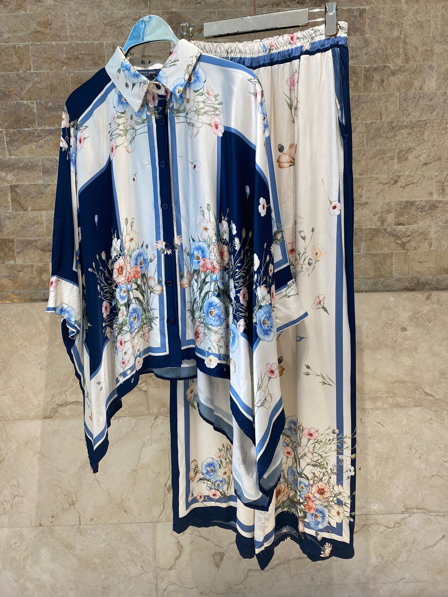 Satin Cape Shirt and Pants KD8871/99VS-6