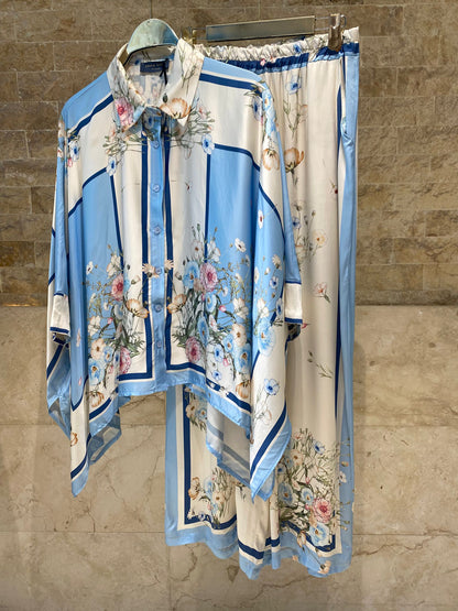 Satin Cape Shirt and Pants KD8871/99VS-6