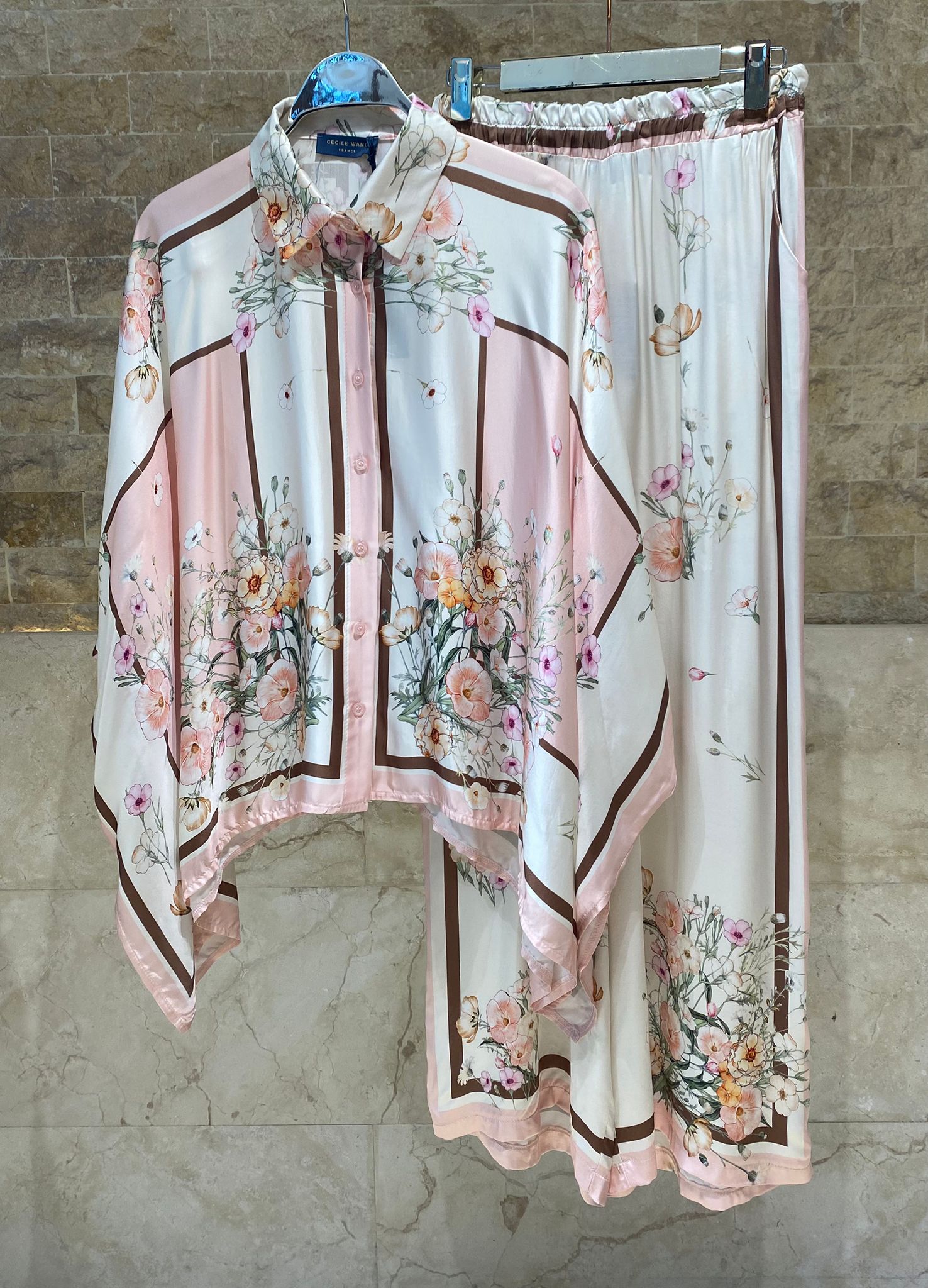 Satin Cape Shirt and Pants KD8871/99VS-6