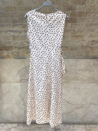 Polka Dot Sleeveless Dress TDM27125PC