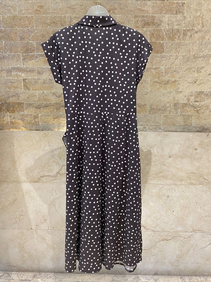 Polka Dot Long Dress TDM23824-4