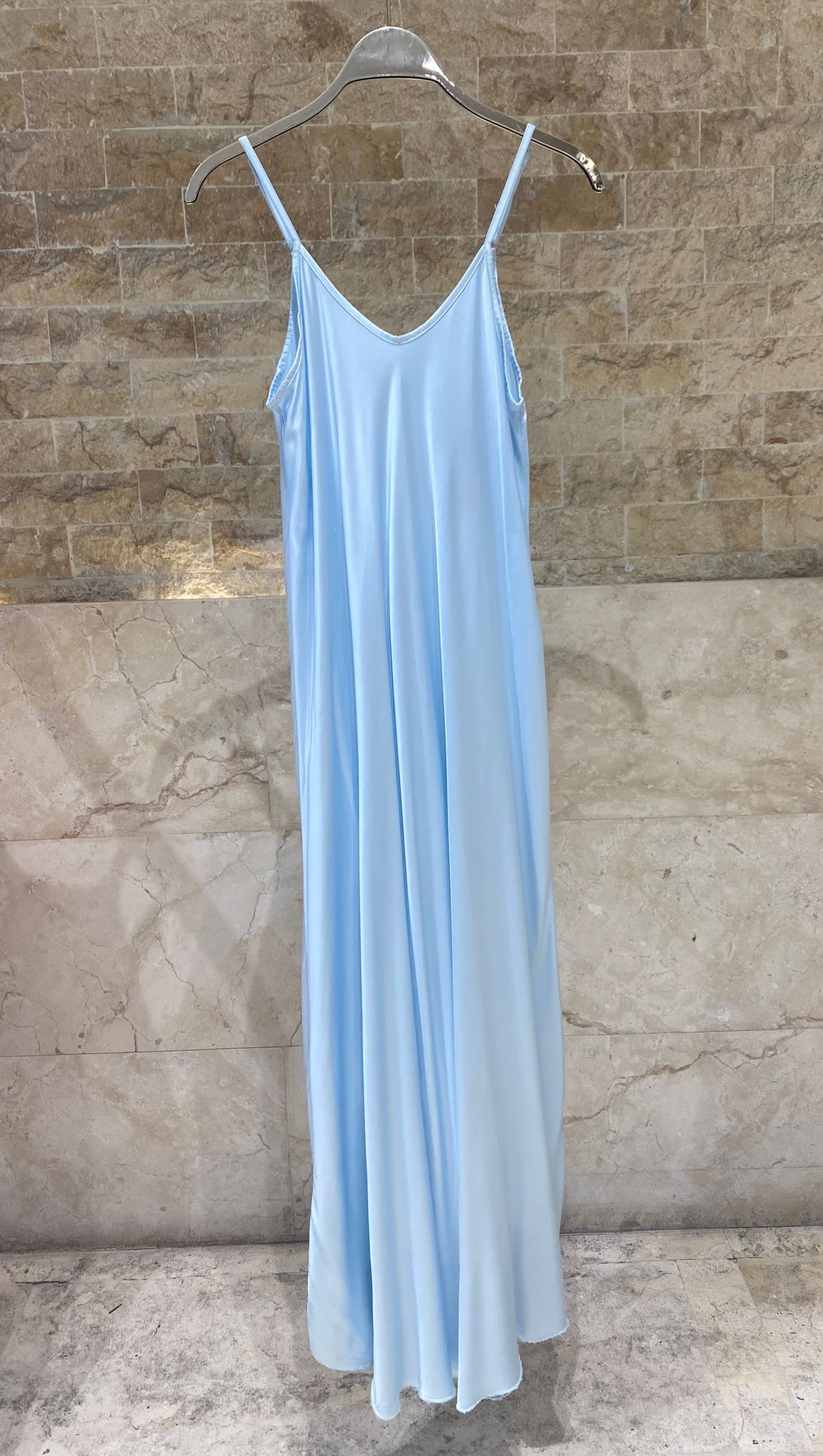 Satin Sleeveless Dress KD7505VS-2