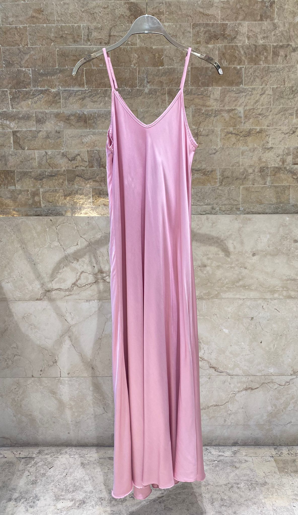 Satin Sleeveless Dress KD7505VS-2