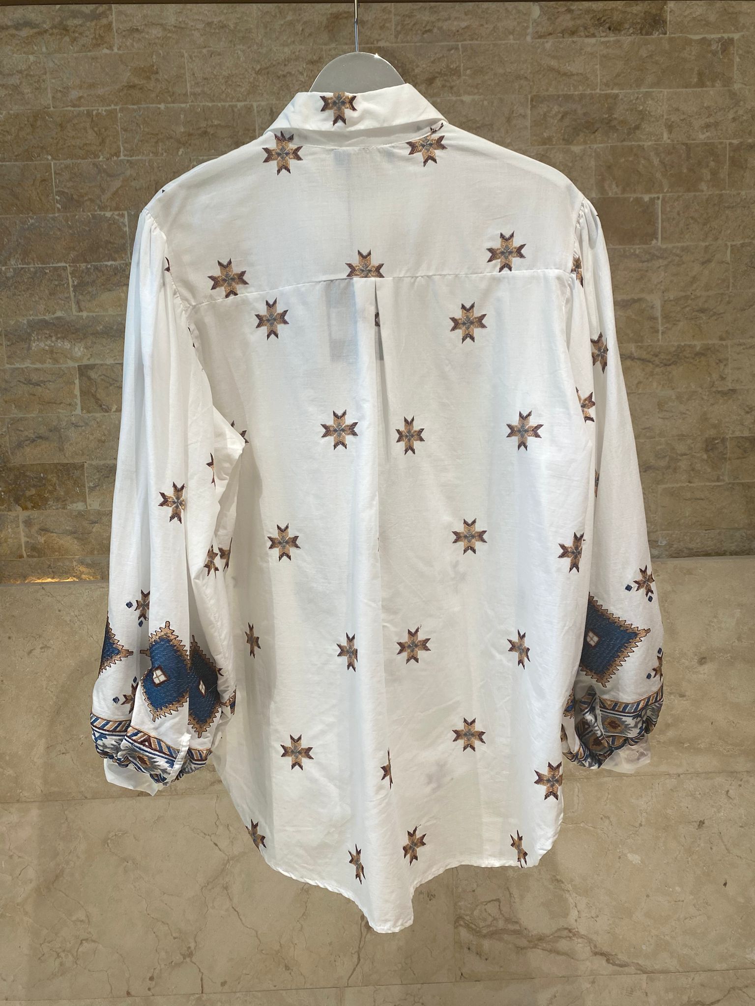 Star Embroidered Shirt TDM50722