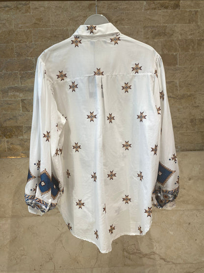 Star Embroidered Shirt TDM50722